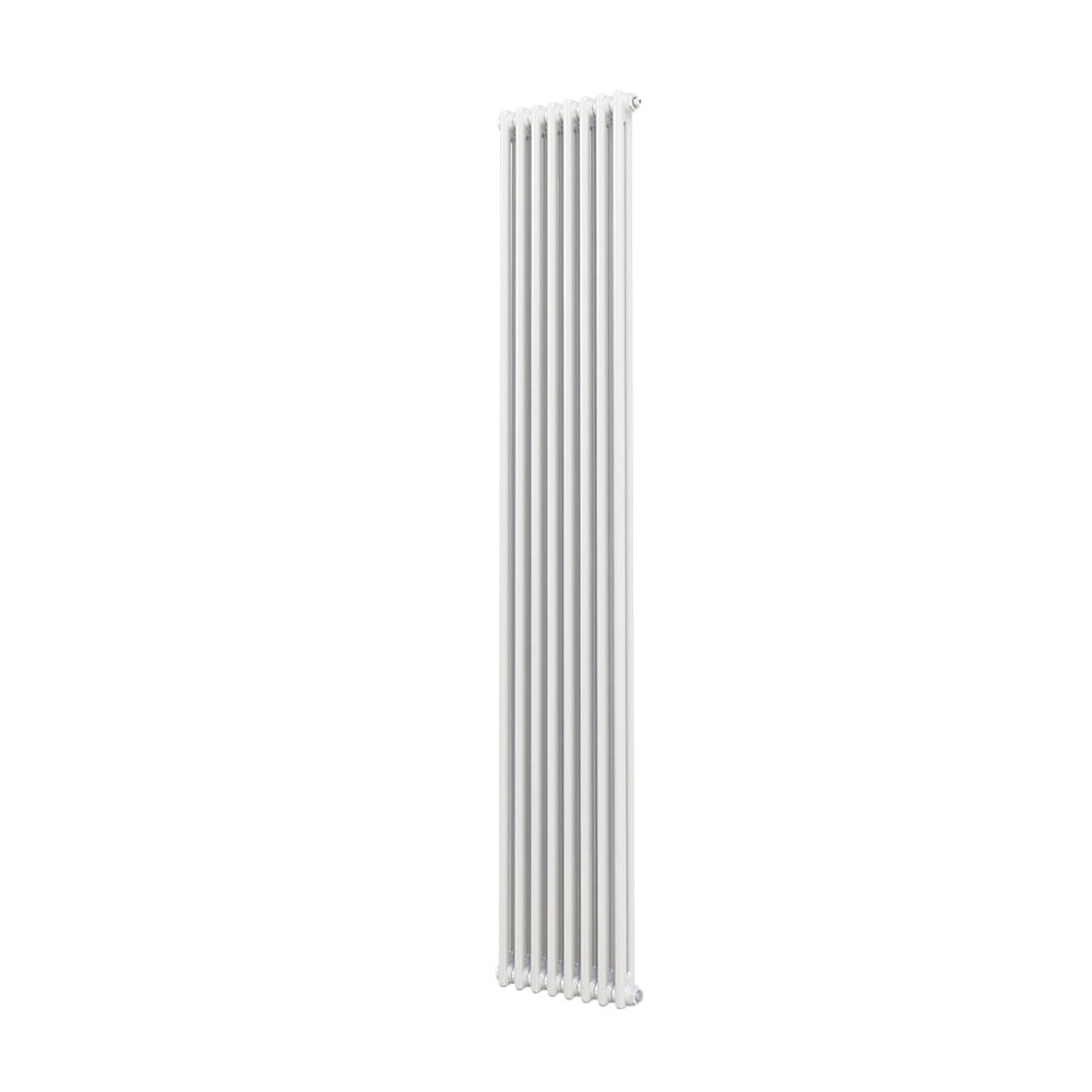 (5) 2-COLUMN VERTICAL RADIATOR 2000 X 398MM WHITE 3767BTU. The Classic vertical radiators from Acova - Image 2 of 2