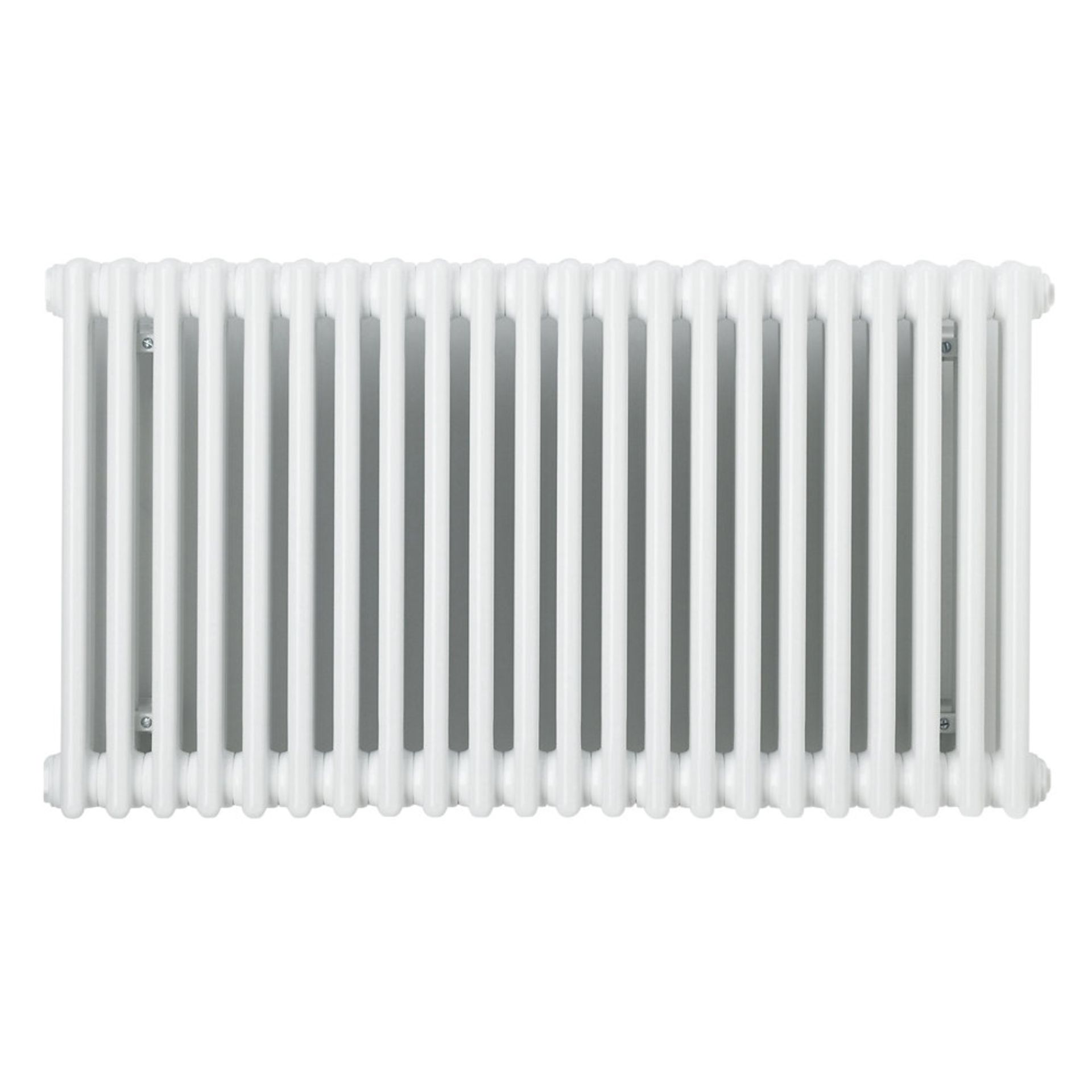 (19) 2-COLUMN HORIZONTAL RADIATOR 600 X 1042MM WHITE 3400BTU. Acova Classic steel column radiators