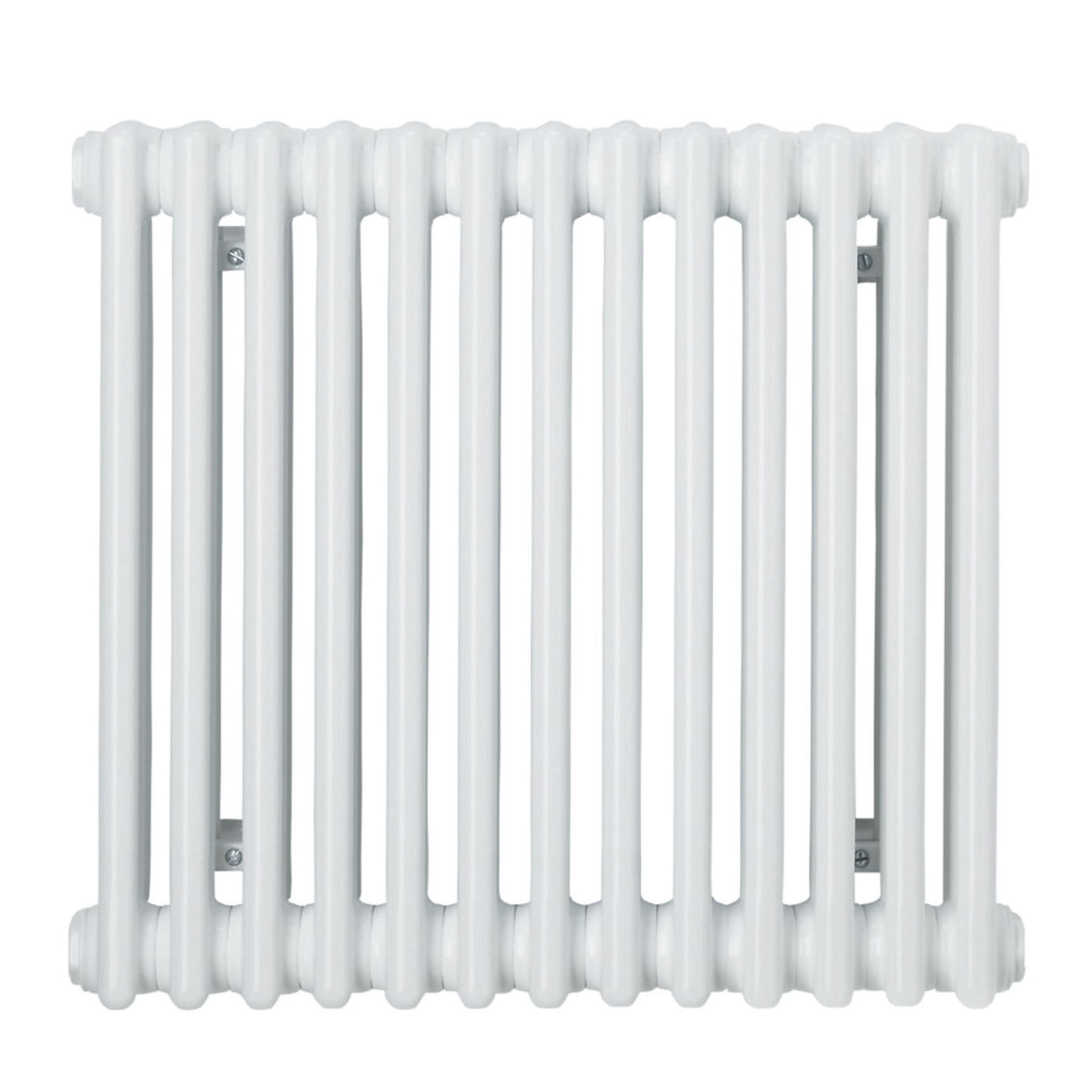 (24) 2-COLUMN HORIZONTAL RADIATOR 500 X 628MM WHITE 1703BTU. Acova Classic steel column radiators