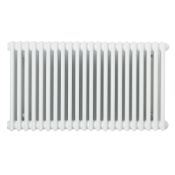 (19) 2-COLUMN HORIZONTAL RADIATOR 600 X 1042MM WHITE 3400BTU. Acova Classic steel column radiators