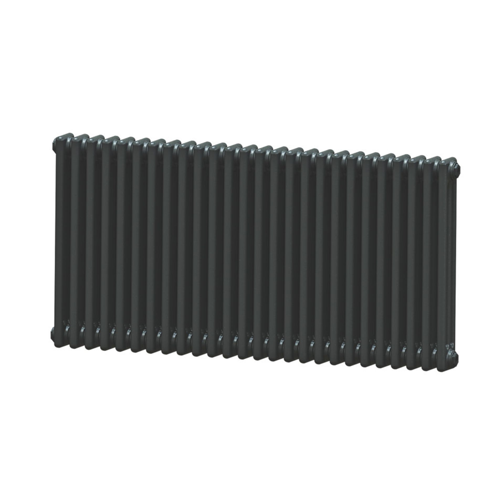 (18) 3-COLUMN HORIZONTAL RADIATOR 600 X 1226MM VOLCANIC 5403BTU. Acova Classic steel column - Image 2 of 2