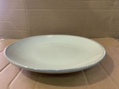 10 X BRAND NEW SERAX COLLECTION 28CM PLATTER PLATES AQUA RRP £32 EACH