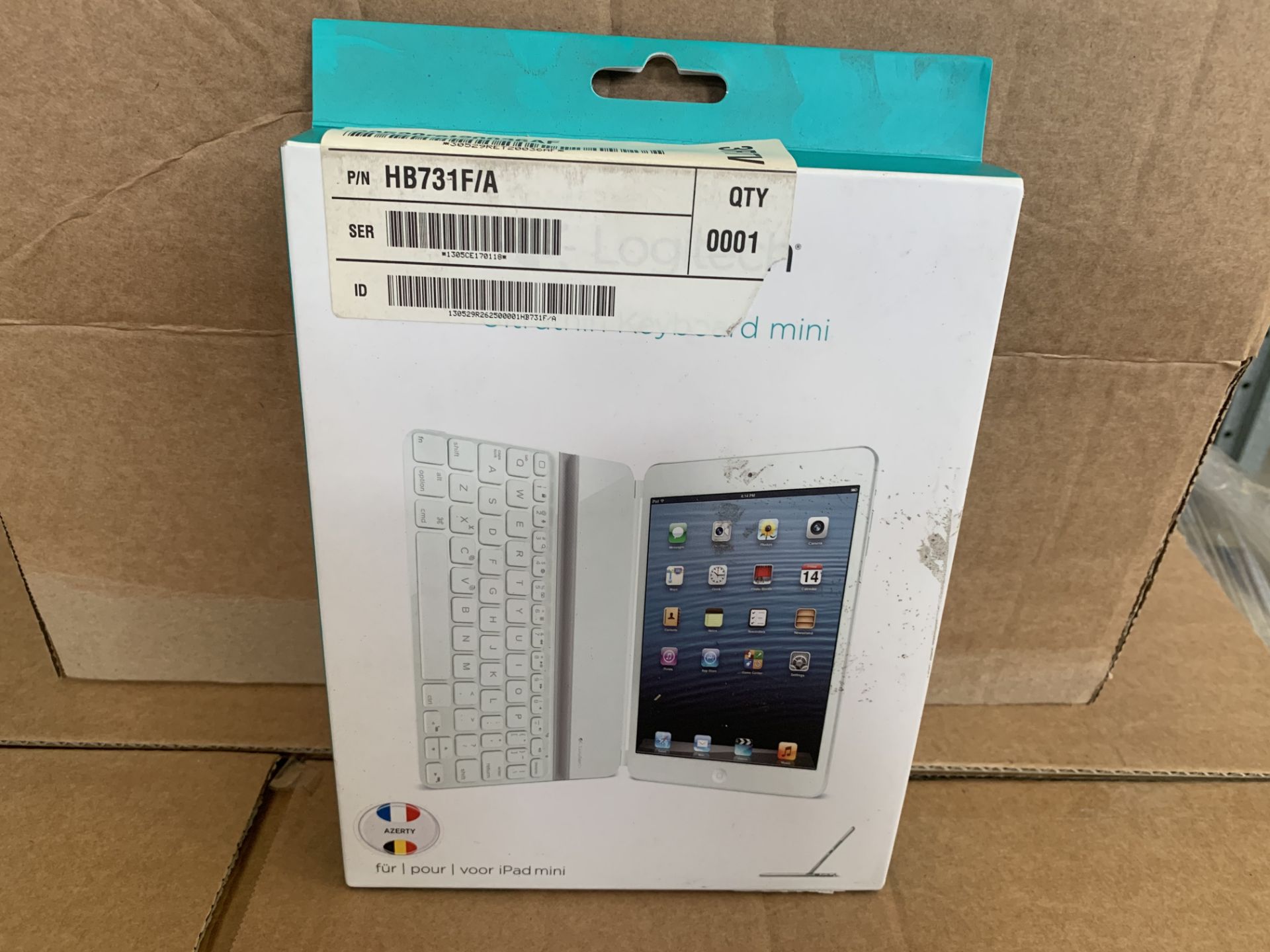 8 X LOGITECH KEYBOARD FOR IPAD MINI (AZERTY KEYBOARD)