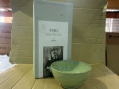 5 X BRAND NEW RETAIL BOXED PACKS OF 4 PURE BY PASCALE NAESSENS SERAX BOWLS