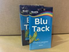 96 X BRAND NEW PACKS OF BOSTIK BLU TAC IN 8 POUCHES