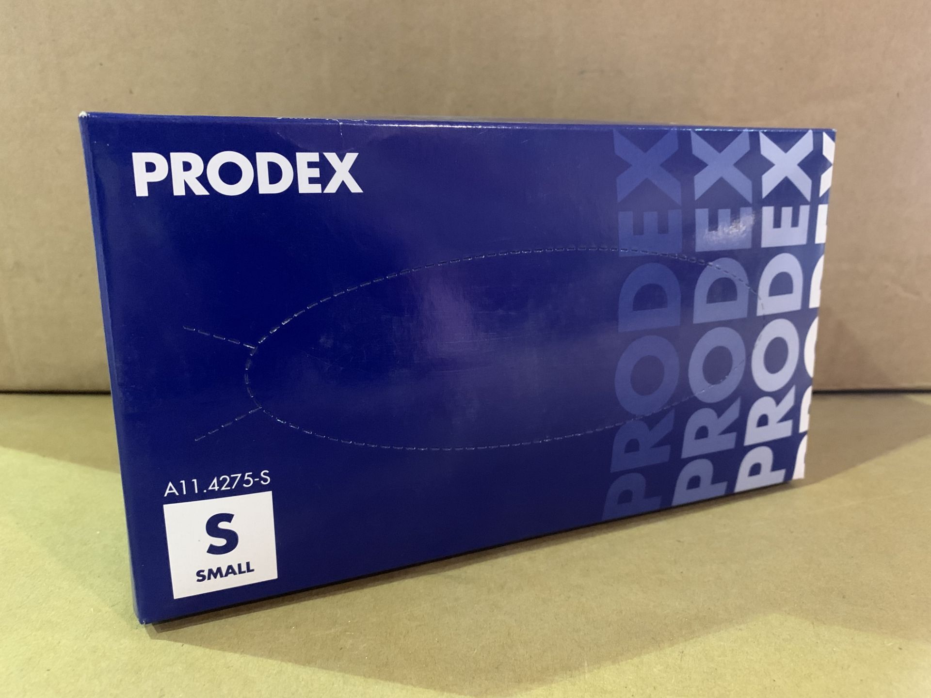 10 X PACKS OF 100 PRODEX VINYL DISPOSABLE GLOVES POWDERED BLUE
