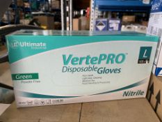 10 X PACKS OF 100 VERTE PRO DISPOSABLE GLOVES