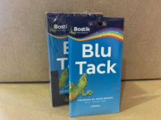 96 X BRAND NEW PACKS OF BOSTIK BLU TAC IN 8 POUCHES