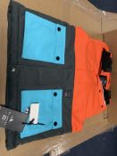 3 X BRAND NEW BILLABONG FIFTY 50 BOYS PUFFIN ORANGE SKI JACKETS IN VARIOUS SIZES RRP £100 EACH