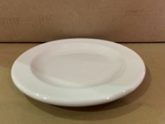 7 X BRAND NEW PACKS OF 12 THE DUDSON GROUP DURALINE 16.2CM PACIFIC WHITE PLATES