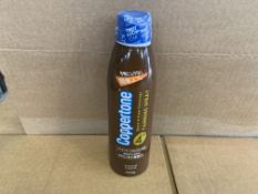 72 X BRAND NEW COPPERTONE QUICK AND EVEN COVERAGE TANNING SPRAY 177ML