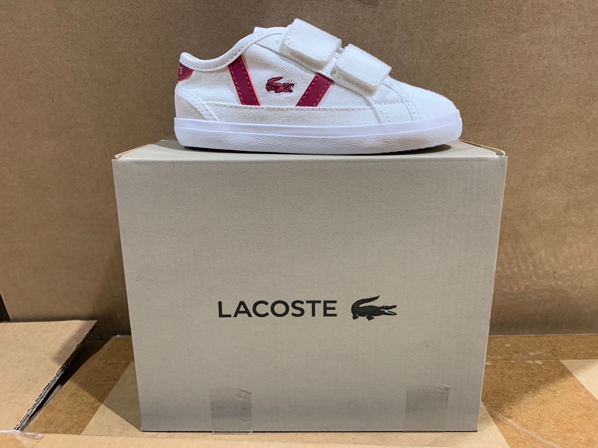 4 X NEW & BOXED LACOSTE TRAINERS SIZE INFANT 7