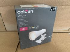 21 X BRAND NEW COLOURS VAUGHAN CLIP LIGHTS