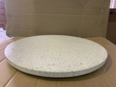 4 X BRAND NEW SERAX TERAZZO 40CM SERVING PLATTERS GRANITE RRP £50 EACH