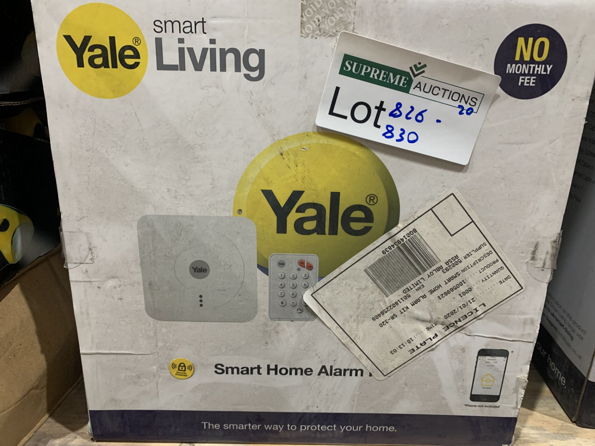 YALE SMART HOME ALARM KIT (UNCHECKED RETURN)