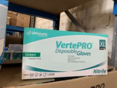 7 X PACKS OF 100 VERTE PRO DISPOSABLE GLOVES