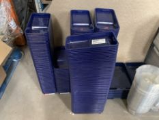 APPROX 200 X BRAND NEW PAINT TRAYS IN VARIOUS SIZES
