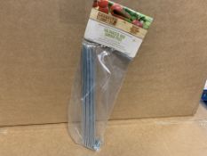 60 x NEW PACKAGED SETS 10 GARDENERS MATE GALVANISED ROD GARDEN PEGS