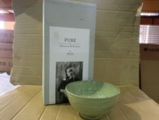 5 X BRAND NEW RETAIL BOXED PACKS OF 4 PURE BY PASCALE NAESSENS SERAX BOWLS