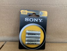 108 X BRAND NEW SONY AAA ULTRA HEAVY DUTY BATTERIES EXP 05/21