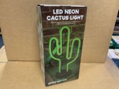 8 X BRAND NEW LED NEON CACTUS LIGHTS BY GLOBAL GIZMOS