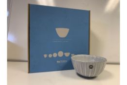 4 X BRAND NEW PACKS OF 4 RETAIL BOXED DA TERRA DOURO LAGRIMA CEREAL BOWLS RRP £100 PER PACK(HAND