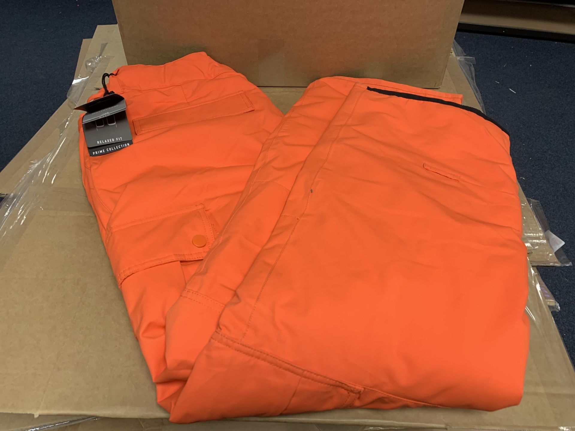 3 X BRAND NEW BILLABONG TRANSPORT PUFFIN ORANGE SKI TROUSERS IN VARIOUS SIZES RRP £135 EACH