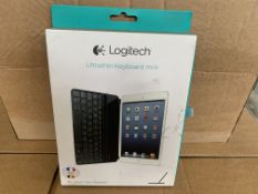 8 X LOGITECH ULTHARIN KEYBOARD FOR IPAD MIONI (FRENCH)