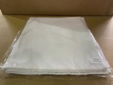 100 X BRAND NEW WHITE CONTRACT SHOWER CURTAINS 180 X 200CM IN 2 BOXES