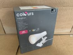 21 X BRAND NEW COLOURS VAUGHAN CLIP LIGHTS
