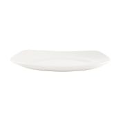 4 X BRAND NEW PACKS OF 12 CHURCHILL PLAIN WHITEWARE X SQUARED PLATES 170MM RRP £48 PER PACK