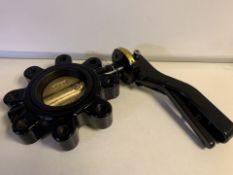 5 X BRAND NEW CRANE GEM BUTTERFLY VALVES F624.PN16