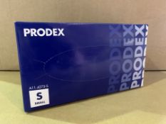 10 X PACKS OF 100 PRODEX VINYL DISPOSABLE GLOVES POWDERED BLUE