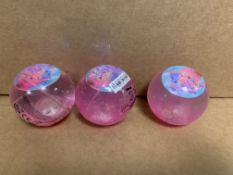 72 x NEW WATER BOUNCY BALLS IN ASSORTED LICENCES