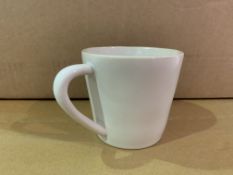 12 X BRAND NEW PACKS OF 6 WHITE RUSTIC NATURAL RIM TEA CUPS 0.19L