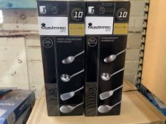 12 X BRAND NEW MASTERPRO BERGNER 4 PIECE KITCHEN UTENSIL SETS