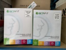 12 X PACKS OF 20 BEAT FIT DISPOSABLE V FOLD RESPIRATORS