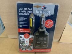 9 X BRAND NEW BLUECOL CAR TO CAR JUMPSTART CHARGERS