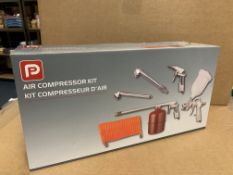 4 x NEW BOXED PP 5 PIECE AIR COMPRESSOR KITS