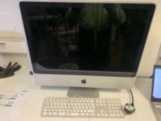 APPLE IMAC ALL IN ONE PC, 24 INCH SCREEN, 500GB HARD DRIVE, APPLE X OPERATING SYSTEM, 2.8GHZ