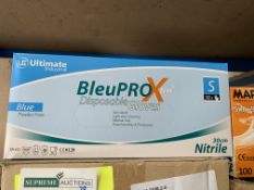 10 X PACKS OF 50 BLEUPRO XTRA DISPOSABLE GLOVES