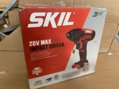 2 X BRAND NEW SKIL 20V MAX IMPACT DRIVERS