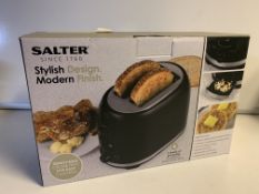 3 X BRAND NEW SALTER DECO 2 SLICE TOASTERS