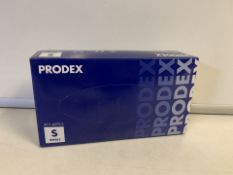 10 X PACKS OF 100 PRODEX VINYL DISPOSABLE GLOVES POWDERED BLUE (740/13)