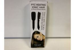 8 X BRAND NEW PTC HEATING IONIC STRAIGHTENING BRUSHES (923/13)