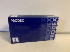10 X PACKS OF 100 PRODEX VINYL DISPOSABLE GLOVES POWDERED BLUE (737/13)