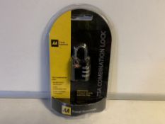 20 x NEW PACKAGED AA TSA COMBINATION PADLOCKS (379/13)