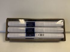 80 x NEW PACKAGED TESCO CLEAR ADHESIVE FILM EACH ROLL = 33CM X 1M (480/13)