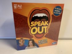12 X BRAND NEW HASBRO SPEAK OUT GAMES (757/13)