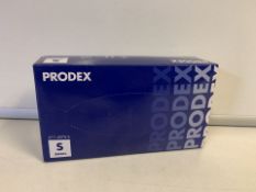 10 X PACKS OF 100 PRODEX VINYL DISPOSABLE GLOVES POWDERED BLUE (741/13)